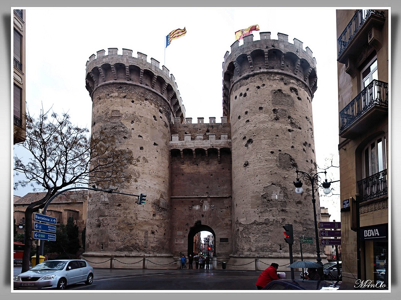 De Torres de Quart, middeleeuwse stadspoort van Valencia